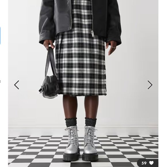 DR. MARTENS JADON MAX PLATFORM METALLIC BOOTS MSRP $280 SOFT & RICH Leather - Picture 6 of 16